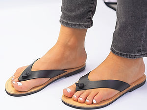 Tong Clea freeshipping - SolaMoka : Sandales en cuir pour femmes faites à la main en Grèce