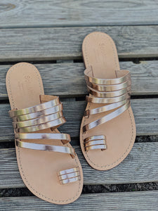 Sandales plates Brida freeshipping - SolaMoka : Sandales en cuir pour femmes faites à la main en Grèce